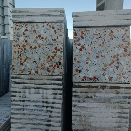 موزاییک پرسی سنگ درشت آجیلی سنگ آذرشهر چینی خشخاشی سایز 40×40 تولید اتوماتیک کد 1041