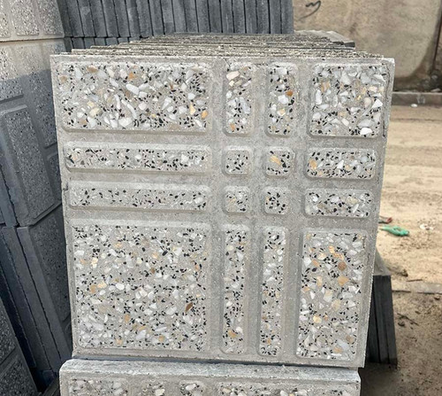 موزاییک پرسی طرح مترویی با سیمان طوسی سایز 40×40 تولید اتوماتیک کد 1059